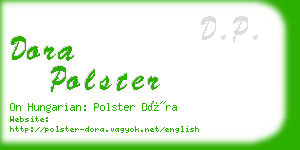 dora polster business card